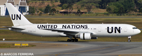 United Nations UN, Ethiopian Airlines Boeing 767-300 Decal