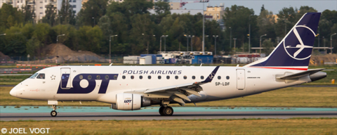 LOT Polish Airlines Embraer E170 Decal