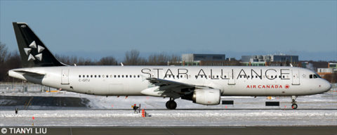 Air Canada, Star Alliance Various Airlines Airbus A321 Decal