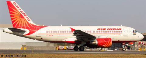 Air India Airbus A319 Decal