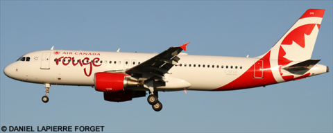 Air Canada Rouge Airbus A320 Decal