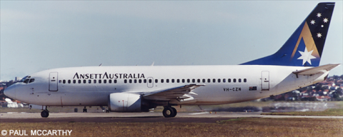 Ansett Australia Boeing 737-300 Decal