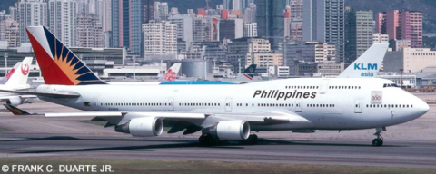 Philippines Airlines PAL -Boeing 747-400 Decal