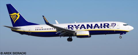 Ryanair Boeing 737-800 Decal