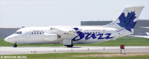 Air Canada Jazz BAe 146-200 - Avro RJ-85 Decal