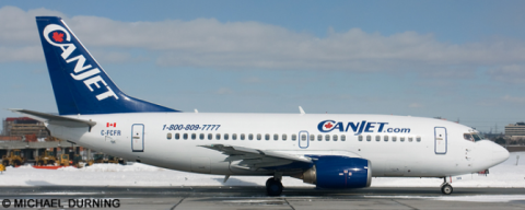 Canjet --Boeing 737-500 Decal