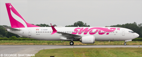 Swoop, Westjet Boeing 737-8 MAX Decal