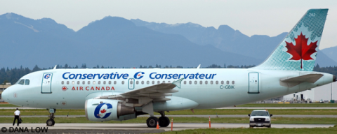 Air Canada Airbus A319 Decal