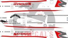 Nationair -Boeing 757-200 Decal