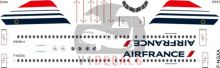 Air France --Boeing 737-800 Decal