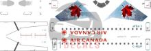 Air Canada -Embraer E175 Decal