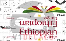 Ethiopian Cargo McDonnell Douglas MD-11 Decal