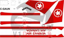 Air Canada -Boeing 767-200 Decal