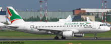 Bulgaria Air Airbus A320 Decal