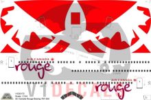 Air Canada Rouge -Boeing 767-300 Decal