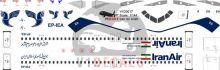 Iran Air Airbus A320 Decal