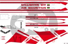 Air Mauritius -Boeing 767-200 Decal