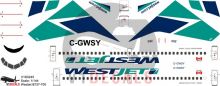 Westjet --Boeing 737-700 Decal