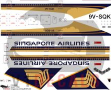 Singapore Airlines -Boeing 777-200 Decal