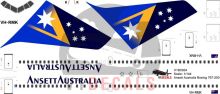 Ansett Australia -Boeing 767-200 Decal