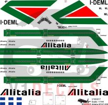 Alitalia -Boeing 747-200 Decal