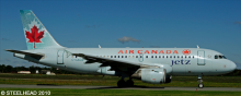 Air Canada Jetz Airbus A319 Decal