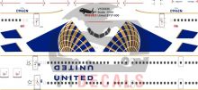 United Airlines -Boeing 737-900 Decal