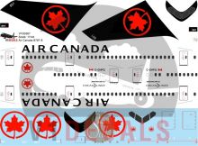Air Canada Boeing 787-8 Decal