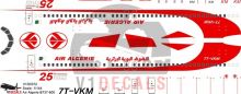 Air Algerie -Boeing 737-800 Decal