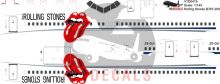 Rolling Stones, Aeronexus Boeing 767-200 Decal