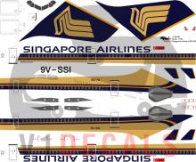 Singapore Airlines -Airbus A330-300 Decal