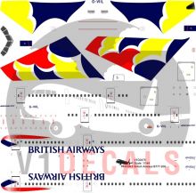 British Airways -Boeing 777-200 Decal