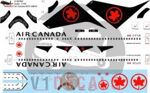 Air Canada Boeing 737-8 MAX Decal