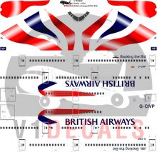 British Airways -Boeing 747-400 Decal