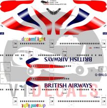 British Airways -Boeing 747-400 Decal
