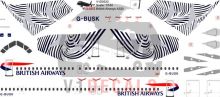 British Airways Airbus A320 Decal