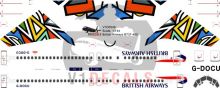 British Airways -Boeing 737-400 Decal