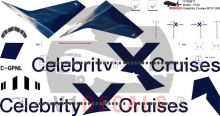 Celebrity Cruises, Canadian North Boeing 737-300 Decal