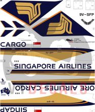 Singapore Airlines, Singapore Airlines Cargo Boeing 747-400 Decal