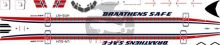 Braathens Safe -Boeing 737-200 Decal