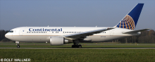Continental Airlines Boeing 767-200 Decal