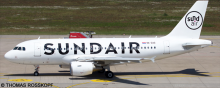 Sundair Airbus A319 Decal