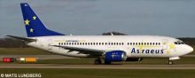 Astraeus Boeing 737-300 Decal