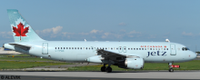 Air Canada Jetz Airbus A320 Decal